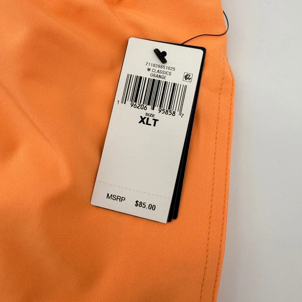Polo Ralph Lauren Swim Trunks Men XLT Orange Recycled Traveler Pony Logo